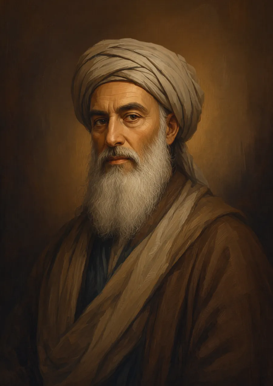 Portrait of Ferdowsi (artistic interpretation)