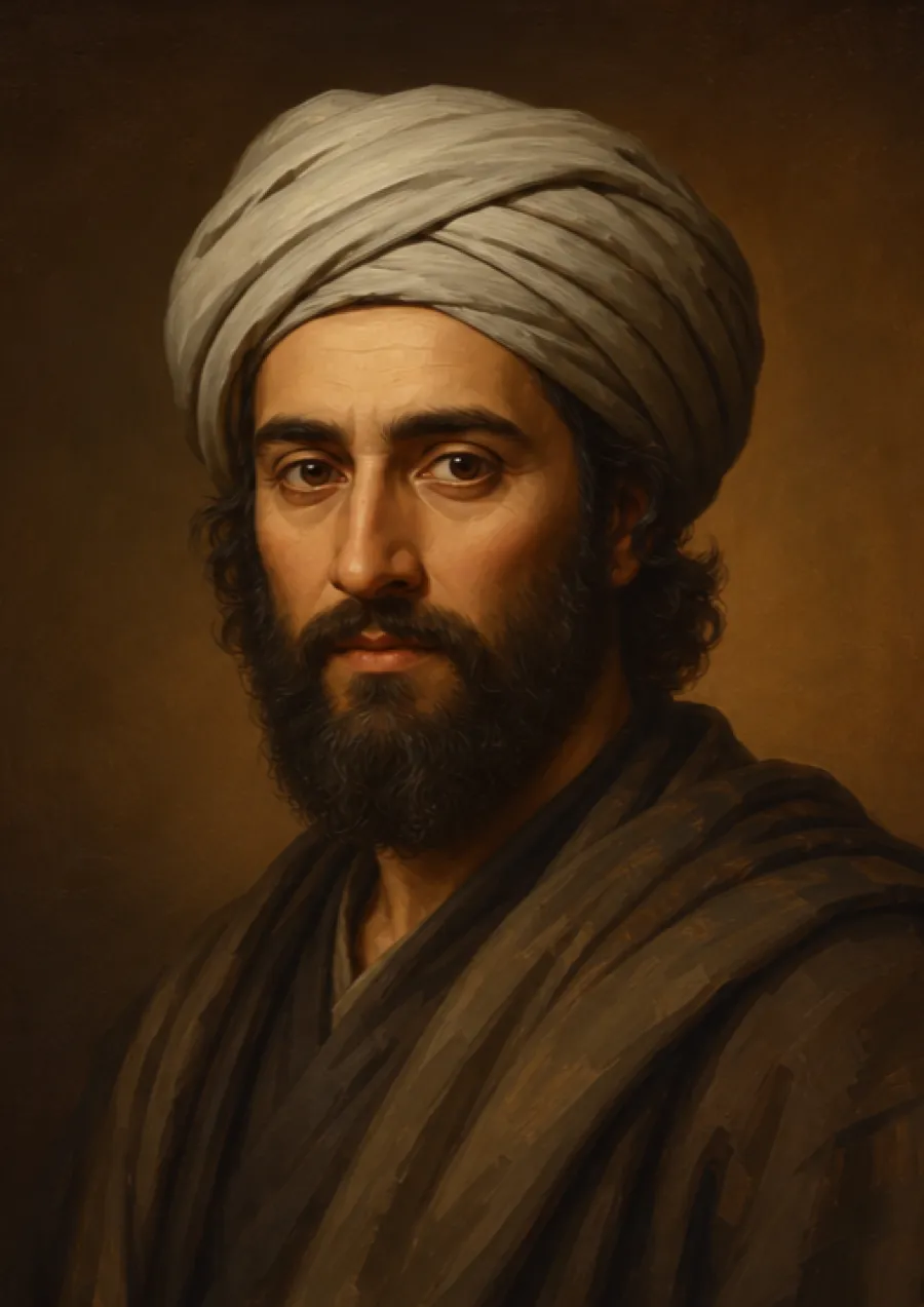 Portrait of Hafez (artistic interpretation)