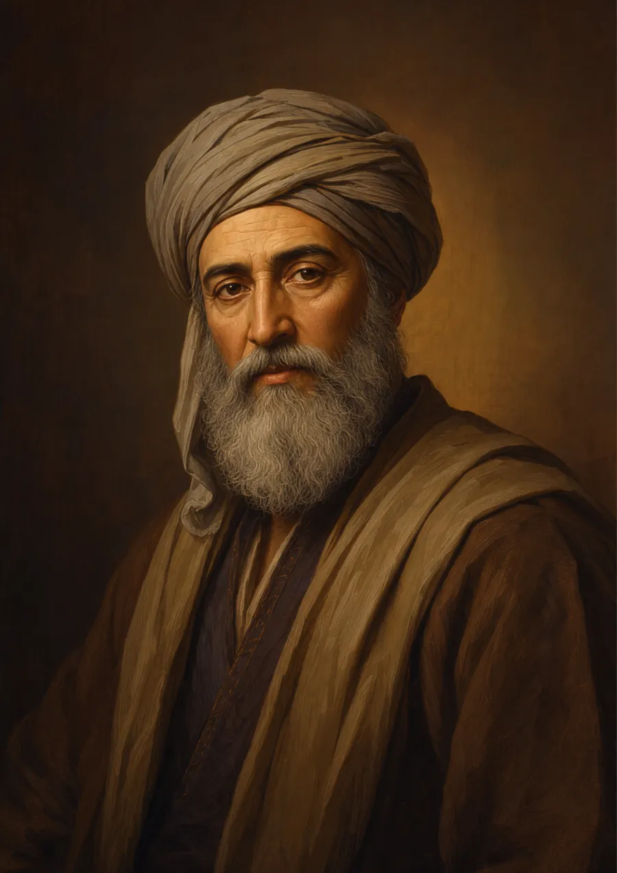 Portrait of Nezami (artistic interpretation)