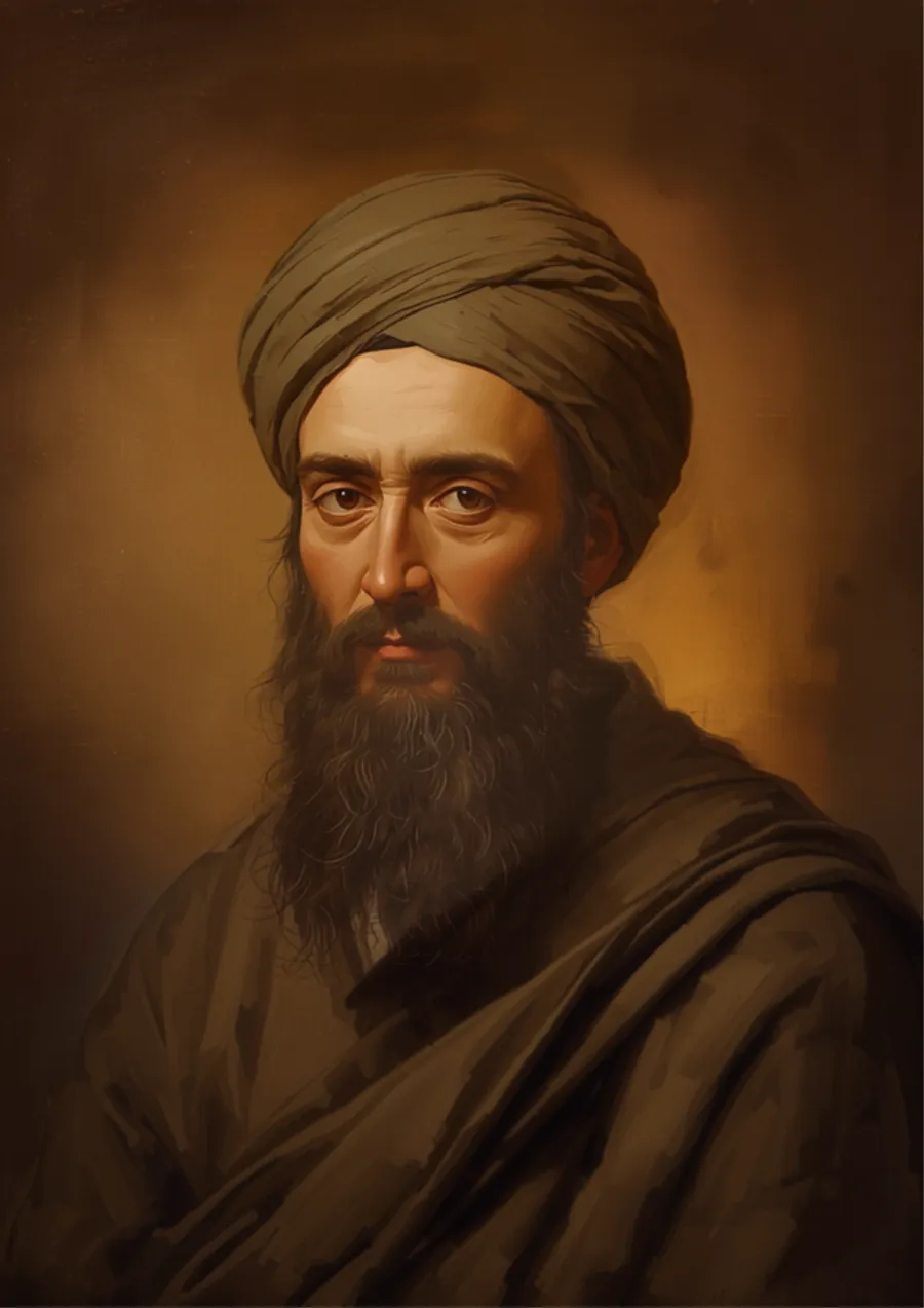 Portrait of Rumi (artistic interpretation)